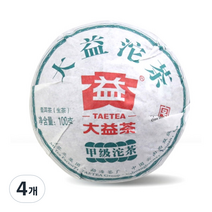 대익차 보이차 갑급타차 (1801) 생차, 100g, 4개, 4개, 1개입