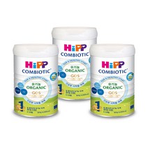 힙 유기농 콤비오틱 분유 1단계, 800g, 3개