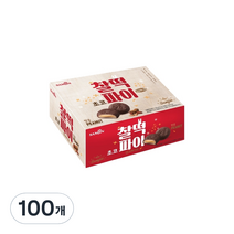 삼진 초코 찰떡파이, 25g, 100개