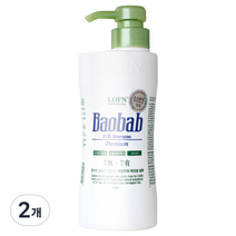 로픈 바오밥 21차 프리미엄 샴푸 건성 일반두피용, 500g, 2개
