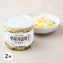부자가김치 키즈 백김치, 400g, 2개