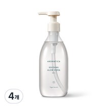 아로마티카 수딩 알로에 베라 젤, 300ml, 4개