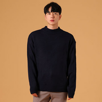 맨타임 남성용 데일리 고급원단 포밍 반폴라 니트 FMM