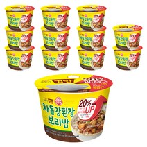 오뚜기 차돌 강된장 보리밥 컵밥, 310g, 4개