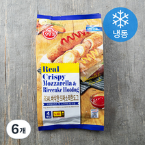 오뚜기 리얼 바삭한 모짜소떡핫도그 (냉동), 400g, 6개