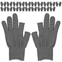 하늬통상 다용도 두손가락 장갑, 그레이, 20세트