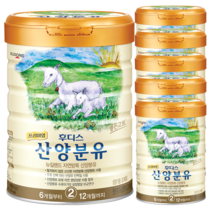 일동후디스 프리미엄 산양분유 2단계 800g, 6개