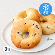 더건강한쌀베이글 마이올리브 쌀베이글 3개입 (냉동), 345g, 3개