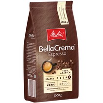 밀리타 벨라크레마 에스프레소, 홀빈(분쇄안함), 1000g, 1개