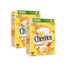 네슬레 치리오스 허니 시리얼, 370g, 2개