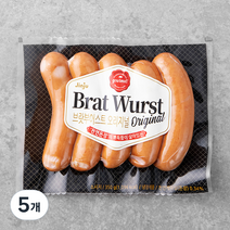 진주햄 브랏부어스트 오리지널 소시지, 350g, 5개