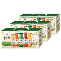 가야농장 주스 6종 종합선물세트, 180ml, 36병