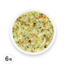 짱죽 유아용 실온 이유식 중기 죽 2, 모듬야채죽, 160g, 6개