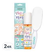 소프리스 발뒤꿈치 뿌려서 보들보들 필링 미스트 + 풋파일, 2세트