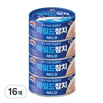사조 마일드 참치, 135g, 16개