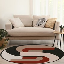 유러피안 하우스 데코 원형 러그