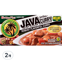 하우스 자바 카레 약간매운맛, 185g, 2개