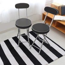 오에이데스크 폭신폭신 쿠션 의자 2p, 블랙