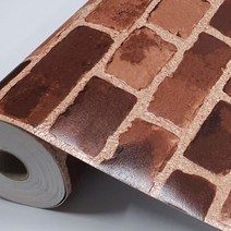 데코미 적벽돌타일 발포시트지 HDC-131, 혼합 색상