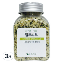 바른건강 햄프씨드, 100g, 3개