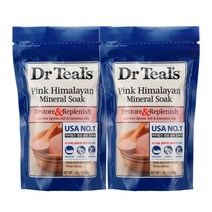 닥터틸즈 핑크 히말라얀 미네랄 소크 입욕제, 450g, 2개