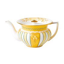 웨지우드 옐로우 리본 티포트, 혼합 색상, 370ml, 1개