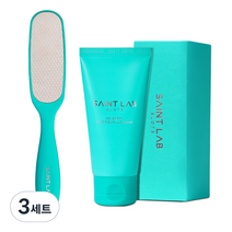 세인트랩073 슬리크 풋 각질 케어 발각질 제거 풋바 + 풋 크림 80ml 세트, 1세트, 3세트