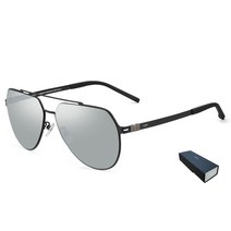 지프 편광 미러 보잉 스포츠선글라스 RA3123 M5 23g, 실버미러(렌즈) + 블랙(안경테)