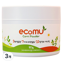 에코뮤 옥수수 파우더, 80g, 3개