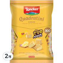 로아커 콰드라티니 치즈 미니 100p, 350g, 2개