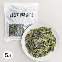 주일 염장 미역줄기, 1kg, 5개
