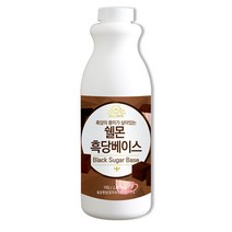 쉘몬 흑당 음료베이스 1kg, 1개
