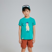헤지스키즈 피즈 반팔 티셔츠 HQM13TR23M