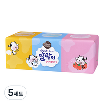 샤워메이트 말랑카우 버블 배쓰밤 3종 세트, 80g, 5세트