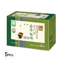 다농원 유기농순수녹차, 1.2g, 40개입, 5개