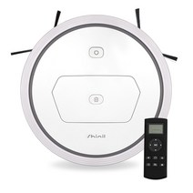 신일 스마트 물걸레 로봇청소기 SVC-RB100SJ + 리모컨, 화이트