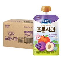 일동후디스 아이얌 건강한 아이사랑 주스 100ml, 20개, 프룬사과
