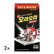 대일제약 쥐자바 오라오라 쥐 포획용 끈끈이 본드, 2개입, 2개