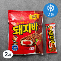 롯데웰푸드 롯데 돼지바 (냉동), 420ml, 2개