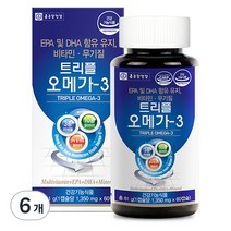종근당건강 트리플 오메가3, 60정, 6개