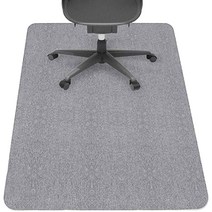 ETUDIER 의자매트 긁힘방지 체어매트 바닥보호 120 x 90 cm, 라이트그레이, 1개