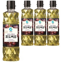 청정원 포도씨유, 900ml, 4개