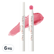패션캣 트위스트 벨벳틴트 3.5g, 11호 핑크블로썸, 6개입
