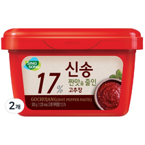 짠맛줄인 건강한 고추장, 500g, 2개