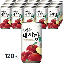 자연은 내사랑 사과 과일주스 180ml, 120개