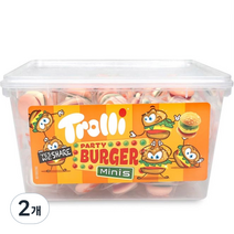 트롤리 미니버거 젤리, 600g, 2개
