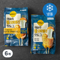 애슐리 통 모짜렐라 핫도그 (냉동), 450g, 6개