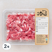 전통참돼지 앞다리 주물럭용 (냉장), 1kg, 2개