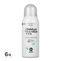 잡스 아웃도어 미스트, 100ml, 6개