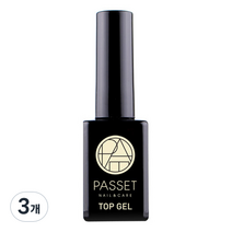 파셋 광빨 네일 탑 젤, 투명색, 10ml, 3개